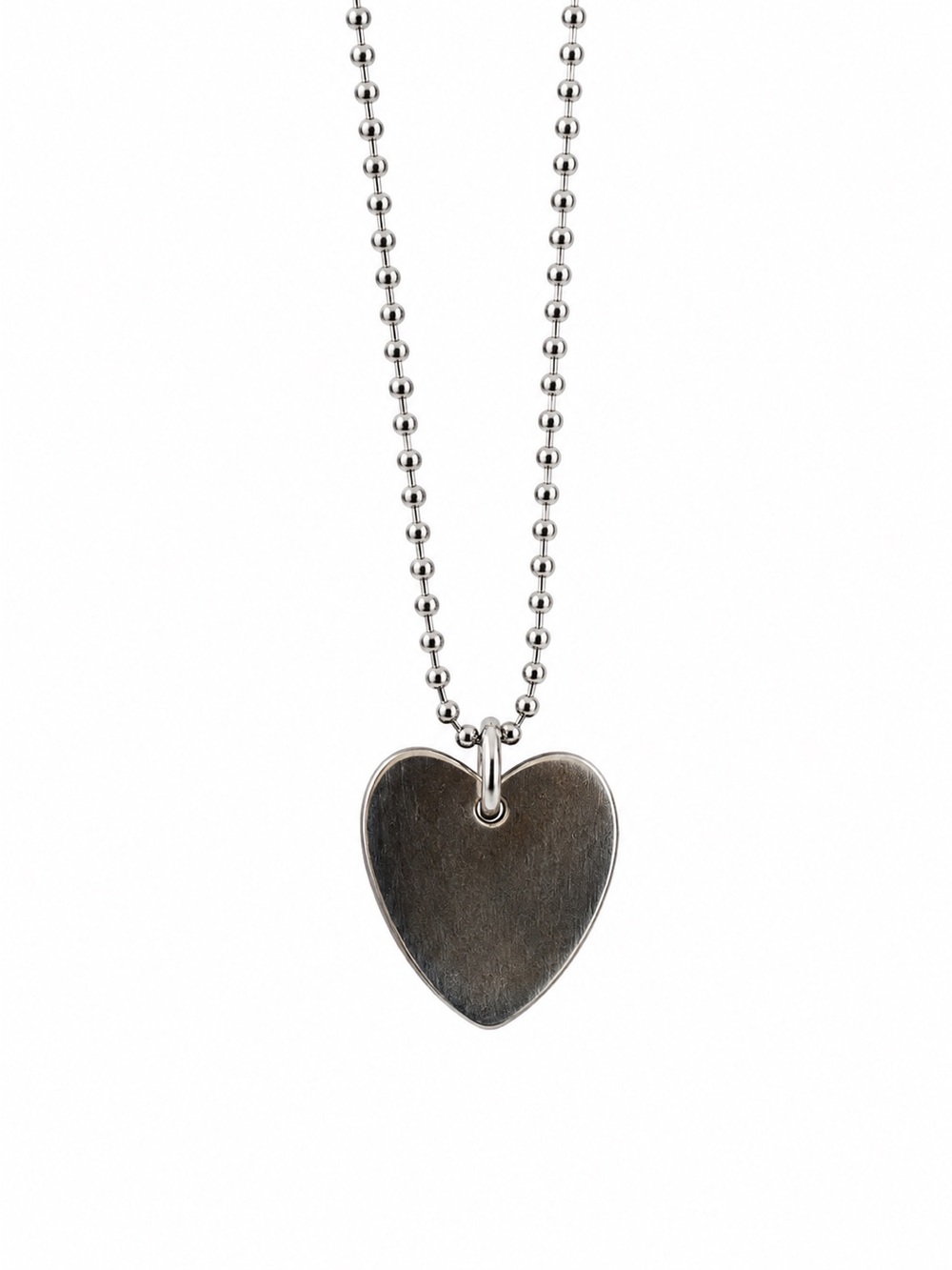 Gucci Silver Heart Charm Necklace with Dust Bag and Box Unbranded chain . - Picture 3 of 3